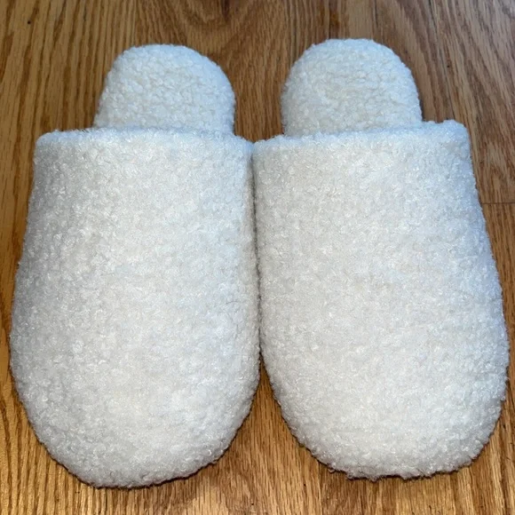 Crew Shoes J Crew Sherpa Scuff Slippers Poshmark